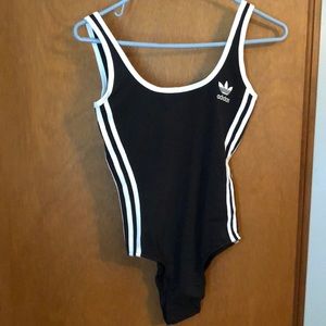 Brand New with tags small black Adidas bodysuit
